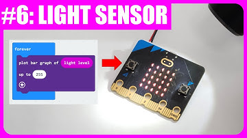 How to use micro:bit light sensor | Tutorial #6