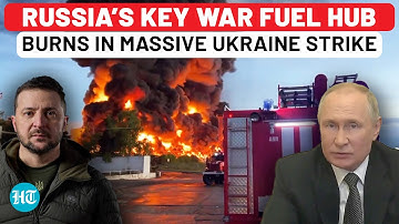 Crimea Ablaze: Ukraine Drone Strike Destroys Putin’s Fuel Lifeline In Massive Oil Depot Explosion