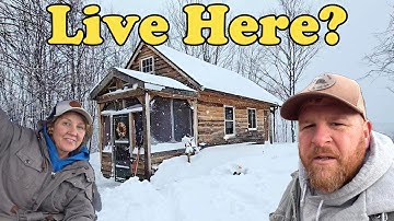 WOULD YOU LIVE HERE? Winter Life At The Off Grid Cabin