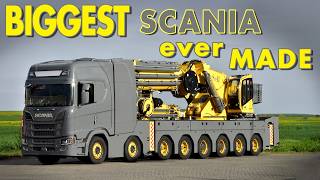 The BIGGEST SCANIA ever MADE ▶ Most ADVANCED Knuckle Boom Crane Trucks You Have To See