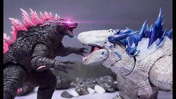 Godzilla vs Shimo | Stop Motion | Fight