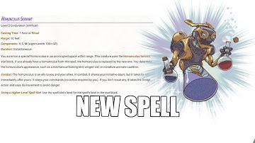 New Spell in Eberron Forge of the Artificer | Nerd Immersion