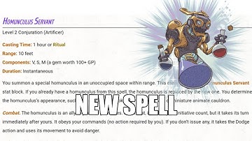 New Spell in Eberron Forge of the Artificer | Nerd Immersion