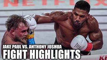 Jake Paul vs. Anthony Joshua FIGHT HIGHLIGHTS 🥊 | ESPN Ringside