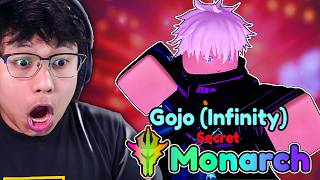 MONARCH GOJO (INFINITY) MAX STATS SHOWCASE - Anime Vanguards