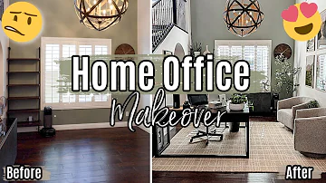 *NEW* HOME OFFICE MAKEOVER | Transforming our Home on a Budget!