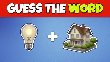 😱 Guess the Word by Emoji! | Only 1% Can Solve These Emoji Puzzles! 🔥 Word Quiz 2025
