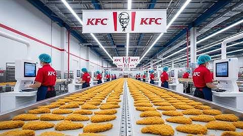 Inside the KFC Factory: From Fresh Chicken to Crispy Perfection (Full Process)