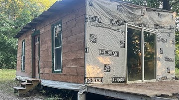 Building a Cheap Off Grid Tiny House/Cabin Part 3