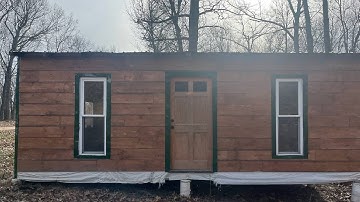 Building a Cheap Off Grid Tiny House/Cabin Part 3