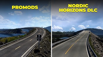 ProMods vs Nordic Horizons DLC - ETS2 Comparison