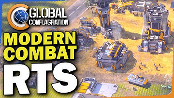 Global Conflagration Demo RTS gameplay & new improvements during RTS fest