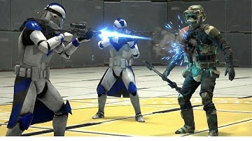 Arc Troopers vs 41st Scout Clone Troopers - STAR WARS JEDI FALLEN ORDER