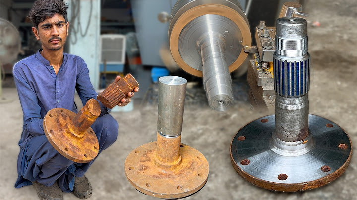 Rusted. Broken. Useless? Not Anymore! — See How We Rebuilt It with a Custom Threaded Shaft