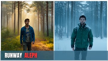 Runway Aleph test - walk in the forest (RunwayML, Aleph, AI Filmmaking)