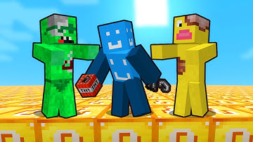 Minecraft Infected in a Lucky Block World