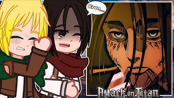 Attack On Titan React to Future/Eren || AOT React || Gacha React - TikTok Edits