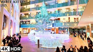 😍Pure Magic! WHITE KITTE × Marunouchi–Hibiya Illuminations 2025 in Tokyo 4kHDR