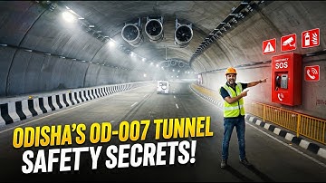 Odisha’s First 6-Lane Twin Tunnel Inside Tour | OD-07 Tunnel Safety System Explained | NH130CD