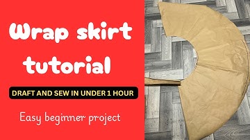 How to Make a Wrap Half Circle Skirt (FREE PATTERN!)