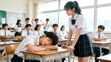 女孩轉學第一天就惹到校霸，衆人都等著看她被刁難，誰曾想囂張慣了的校霸竟一眼淪陷，收起鋒芒把她寵成掌心寳！ #chinese television dramas #逆袭 #爽剧 #豪门 #短劇