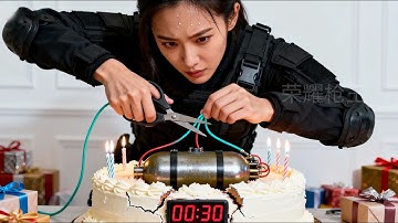 抗日電影！生日蛋糕秒變奪命炸彈！美女特務生死一線間極限拆彈！ ⚔️ 抗日 MMA | Kung Fu