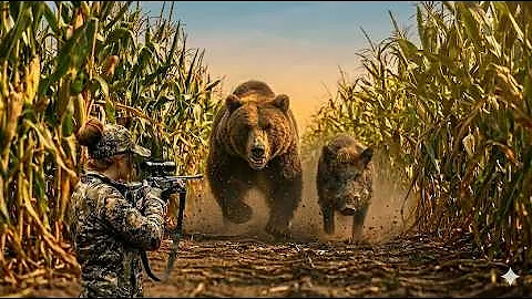 Massive Hog & Black Bear Hunt: Insane Wild Boar Hunting Moments | Hulk Epic Battle