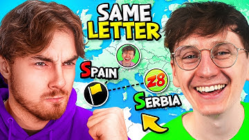 I Can ONLY Guess Countries that Start with the Same Letter