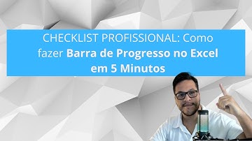 Checklist Interativo: Checkbox com Barra de Progresso no Excel