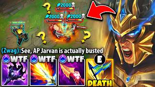 My team thought I was trolling with AP Jarvan... but then I carried them (FLAG OF DEATH)