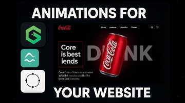 I Built a Coca-Cola 3D Website With CRAZY Animations! #3d #coding