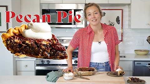 DELICIOUS Pecan Pie Recipe - Made with Maple Syrup (no corn syrup)
