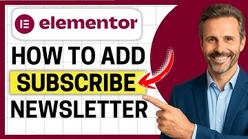 How To Add Subscribe Newsletter Form In Elementor [Easy Guide]