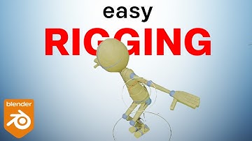 The Easiest way to RIG your Characters (Blender 3D Tutorial)