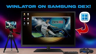 Pes 2013 Winlator_8.0 (Android) - DEX mode on samsung s23 ultra