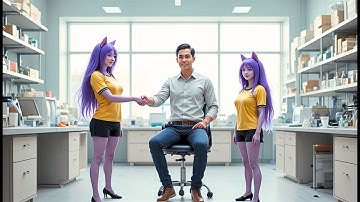 Door een menselijke biologische vergissing kreeg hij twee kleine buitenaardse metgezellen toegewe...