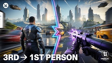 Unreal Engine: Smooth Third Person → Body Cam Transition (Gameplay Cameras)