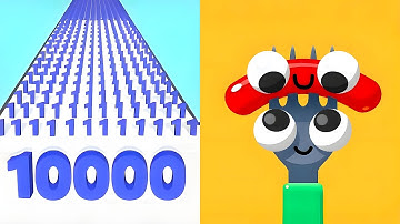 Number Master vs Fork N Sausage 💥 EPIC SpeedRun Challenge - All Levels Unlocked (Android,iOS)