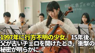 1997年に行方不明になったチェロを弾いていた少女：15年後、彼女の父親が娘の古いチェロを開けたとき、ある秘密を発見した…