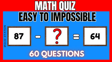 Can You Solve This? 🔢 Ultimate Math Quiz Challenge | Easy to Hard Questions | Part -5