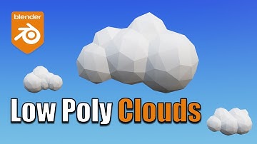 Low Poly Clouds in Blender – Perfect for Beginners!