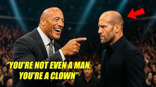 Rock calls Jason Statham “just a movie boy” — and immediately regrets it in the ring.