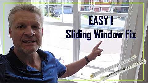 EASY! Fix Sliding Window  - Repair / Replace Window Channel Balancer / Spring
