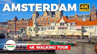 Amsterdam's Ultimate 5.5-Hour Walking Tour | 10 Miles in 4K UHD