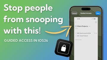 How to Lock Your iPhone to One App — Using Guided Access on iPhone