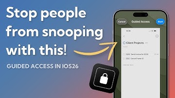 How to Lock Your iPhone to One App — Using Guided Access on iPhone