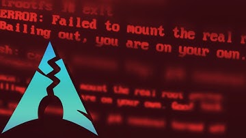 troubleshooting the distro that says "do it yourself" (it
