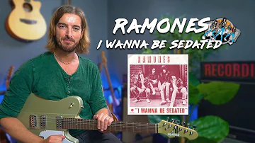 Play I Wanna Be Sedated by The Ramones - Guitar Lesson Tutorial