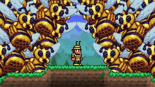 Terraria, but every sprite is a Larva...