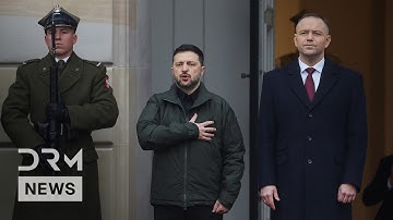 FULL GRAND ARRIVAL: Zelenskiy Arrives in Warsaw for Key Talks with Polish President Nawrocki | AC1B